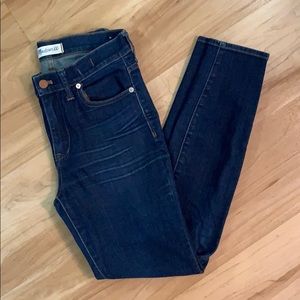 Size 27 Madewell high riser skinny skinny jeans